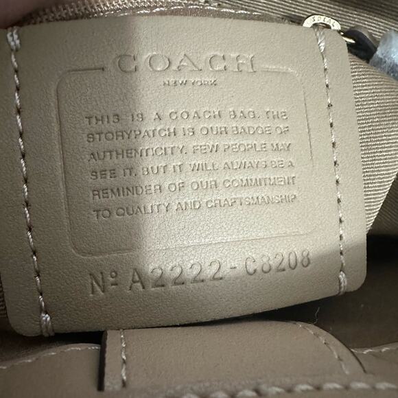 Coach Brown and Cream Satchel - Picture 11 of 14